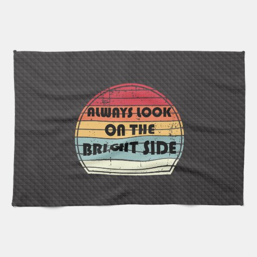 Always look on the bright side キッチンタオル (横)
