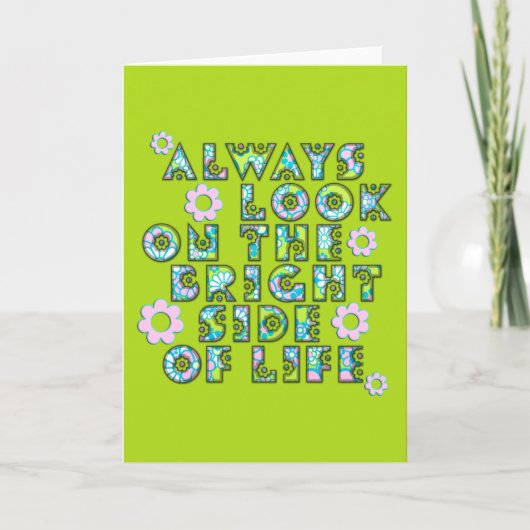 always look on the bright side of life カード (正面)