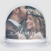 Always LoveハートValentines パーソナライズされた写真 (正面)