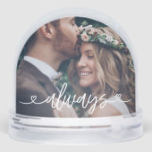 Always LoveハートValentines パーソナライズされた写真 (裏面)