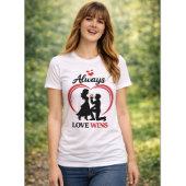 Always Love Wins Classic Women Tee. Tシャツ