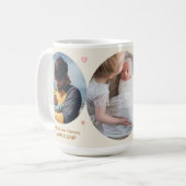 Always Loved – Custom 3-Photo Mug from Mom & Dad コーヒーマグカップ (正面左)