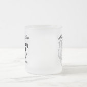 Always My Hero In Memoryパパ – 肺がん フロストグラスマグカップ (中央)