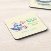 Always my Mother – バードママ&ベビー コースター (左側)