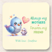 Always my Mother – バードママ&ベビー コースター (正面)