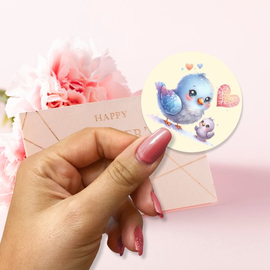 Always my Mother – バードママ&ベビー ラウンドシール