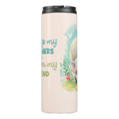 Always my Mother - Elephant Mum & ベビーPink タンブラー (裏面)