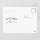 Always Navyミニマメリーリストの写真 シーズンポストカード (裏面)