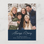 Always Navyミニマメリーリストの写真 シーズンポストカード (正面)