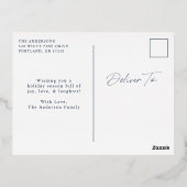 Always Navyミニマメリーリストの写真 箔シーズンポストカード (裏面)