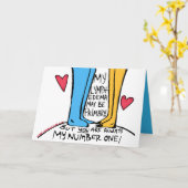 「Always Number One」第1原発リンパ浮腫・カード カード (黄色い花)