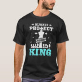 Always protect your king chess Premium Tシャツ (正面)