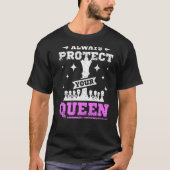 Always protect your queen chess Premium Tシャツ (正面)