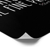 Always Read The Fine Print I'm Pregnant Pregnancy  ポスター (角)