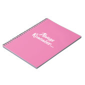 Always Rememberの書Prompt Notebook ノートブック (左側)