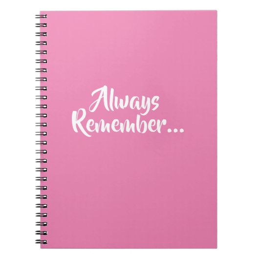 Always Rememberの書Prompt Notebook ノートブック (正面)