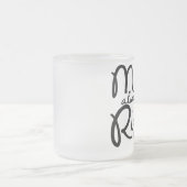 Always Right夫人のコーヒー・マグ フロストグラスマグカップ (中央)