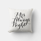 Always Right夫人 クッション (正面)