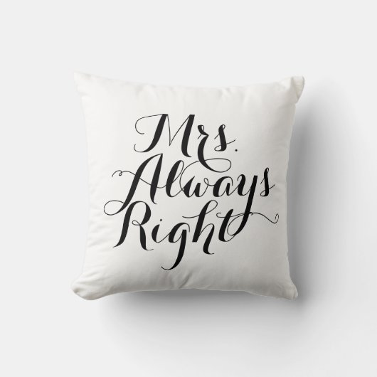 Always Right夫人 クッション (正面)