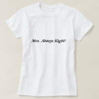Always Right夫人! 氏Rightを忘れないで下さい!