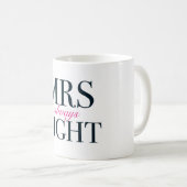 Always Right Classic White夫人のマグ コーヒーマグカップ (正面右)