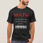 Always Right Math Teacher Tシャツ (正面)