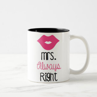 Always Right Mug夫人 ツートーンマグカップ