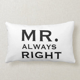 Always Right Pillowcases Pillowカップルの陽気な氏 ランバークッション