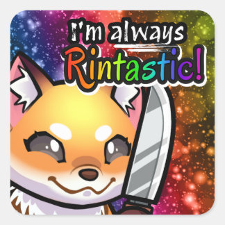 Always Rintasticステッカーシート スクエアシール