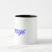 Always – Romantic Minimalist Mug マグカップ (中央)