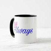 Always – Romantic Minimalist Mug マグカップ (正面左)