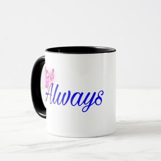 Always – Romantic Minimalist Mug マグカップ (正面左)