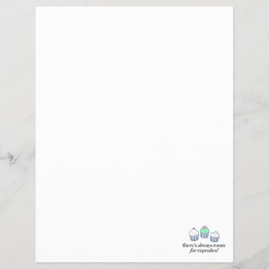 Always Roomのカップケーキ チラシ (正面)