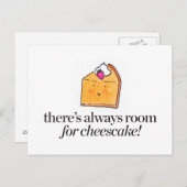 Always Room for Cheesecake ポストカード (正面/裏面)