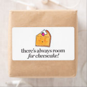 Always Room for Cheesecake ラベル (インサイチュ)