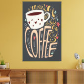 Always Room for Coffee キャンバスプリント (インサイチュ (リビング))