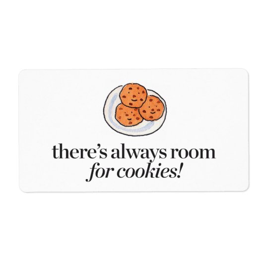 Always Room for Cookie ラベル (正面)
