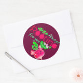 Always Rooting for You - Punny Garden ラウンドシール (封筒)