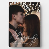 Always Script パーソナライズされた Couls写真 フォトプラーク (正面)