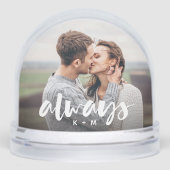 Always Script Overlayカップルパーソナライズされた写真 (正面)