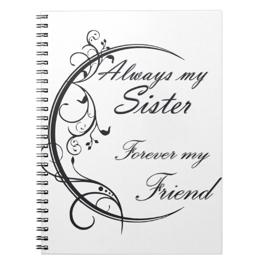 Always Sister / Hermanas y amigas para siempre ノートブック (正面)
