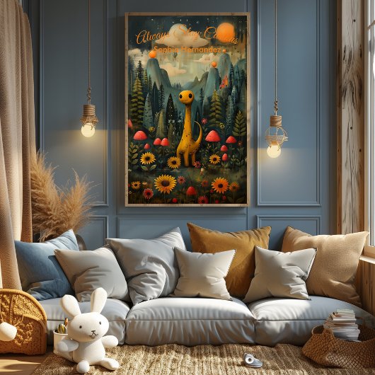 Always Stay Curious - Póster Inspirador para Niños ポスター