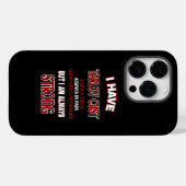 Always Strong...Tarlov Cyst Case-Mate iPhoneケース (裏面 (横))