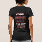 Always Strong...Tarlov Cyst Tシャツ (裏面)