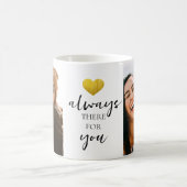 Always There for You 2 Photo BFF Bestie Gift コーヒーマグカップ (中央)