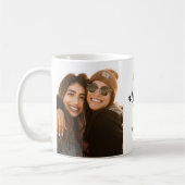 Always There for You 2 Photo BFF Bestie Gift コーヒーマグカップ (左)