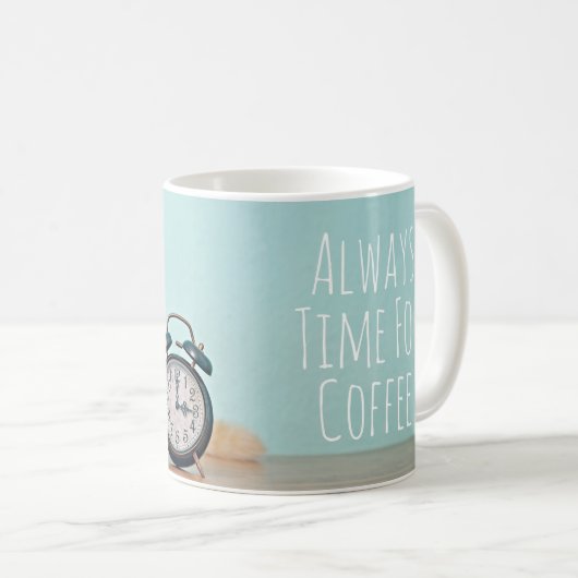 Always Time for Coffee Mug - The Purrfect Gift  コーヒーマグカップ (正面右)