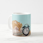 Always Time for Coffee Mug - The Purrfect Gift  コーヒーマグカップ (正面左)