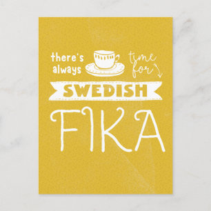 Always Time for Swedish Fikaはがき ポストカード