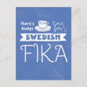 Always Time for Swedish Fikaはがき ポストカード (正面)
